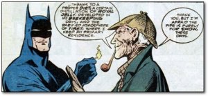 Sherlock tells Batman that the secret to his longevity is Royal Jelly