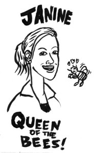 janine queen bee